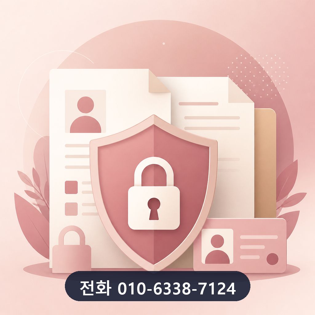 카드깡 하는 곳 개인정보 보호 이미지